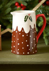 Langs Christmas Pudding Medium Jug, Brown Multi