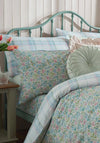 Laura Ashley Sheraton Reversible Duvet Cover Set, Powder Blue