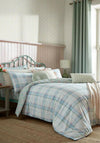 Laura Ashley Sheraton Reversible Duvet Cover Set, Powder Blue