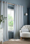 CORNISH CHENILLE STRIPE SLATE BL