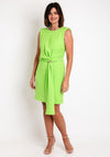 Laura Bernal Statement Belt Mini Dress, Green