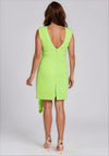 Laura Bernal Statement Belt Mini Dress, Green