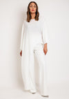 Laura Bernal Asymmetric Top & Wide Leg Trouser Two-Piece, White
