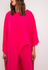 Laura Bernal Asymmetric Top & Wide Leg Trouser Two-Piece, Pink