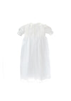 Laura D Design Lace and Tulle Christening Gown, White CHRISTENING GOWN