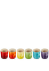 Le Creuset Set of 6 Espresso Mugs, Rainbow