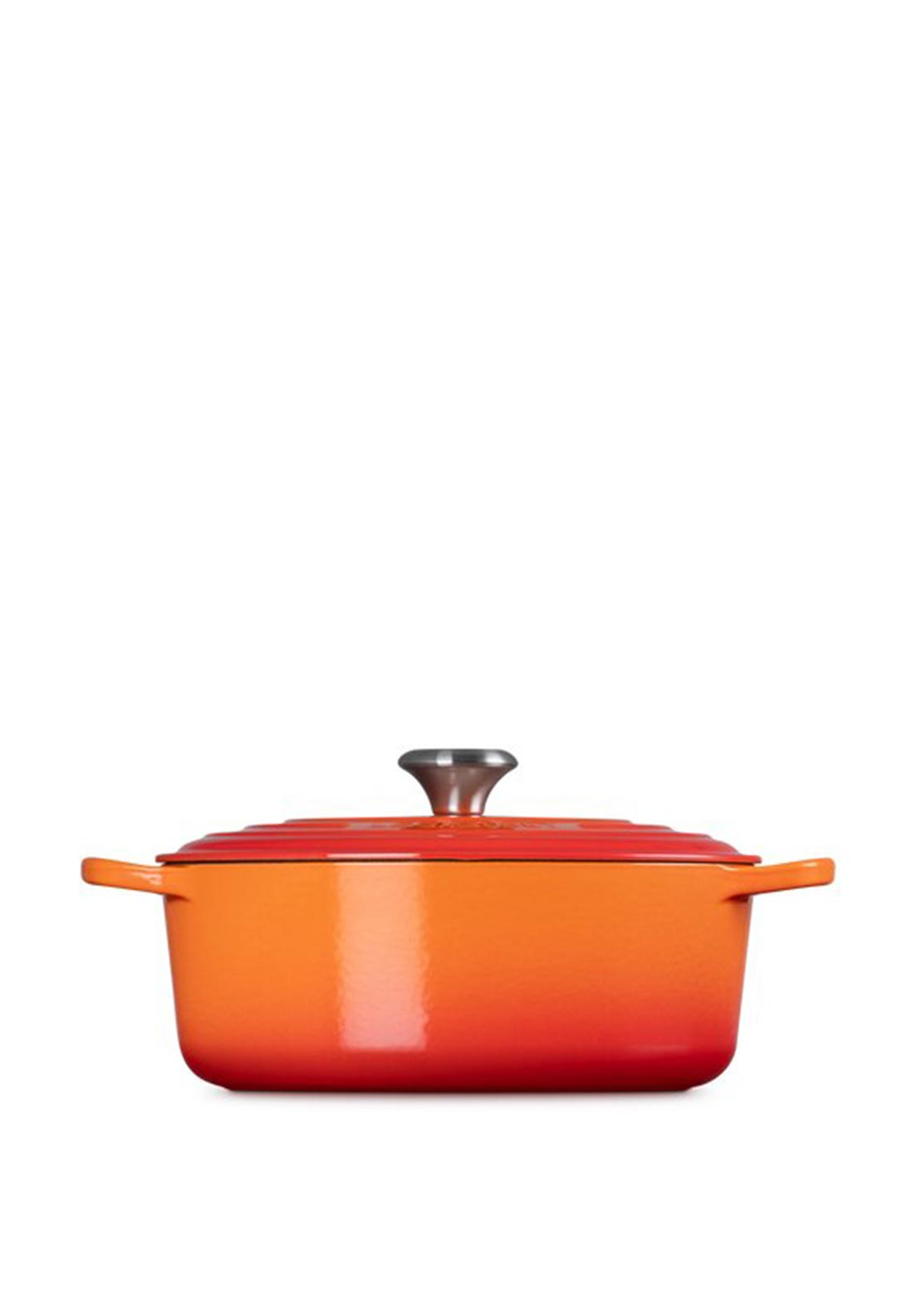 Le Creuset 4.1L Oval Casserole Dish, Volcanic Orange
