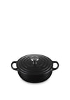 Le Creuset Signature Collection Cast Iron 3.4L Sauteuse Oven Dish, Matt Black