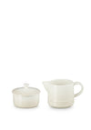 Le Creuset Stoneware Signature Milk & Sugar Set, Meringue