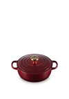 Le Creuset Signature Collection Cast Iron 3.4L Sauteuse Oven Dish, Garnet