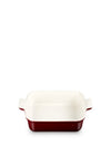 Le Creuset Stoneware Heritage Square Dish, Garnet