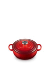 Le Creuset Signature Collection Cast Iron 3.4L Sauteuse Oven Dish, Cerise
