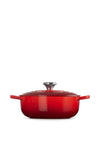 Le Creuset Signature Collection Cast Iron 3.4L Sauteuse Oven Dish, Cerise