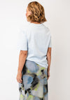 Le Comte Flower Print Oversized T-Shirt, Blue