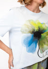 Le Comte Flower Print Oversized T-Shirt, Blue