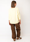 Le Comte Basic Crewneck Jumper, Yellow