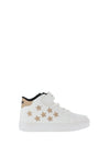 Lelli Kelly Lacci Star Velcro Hi Top Trainer, White