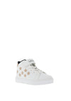 Lelli Kelly Lacci Star Velcro Hi Top Trainer, White