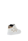 Lelli Kelly Lacci Star Velcro Hi Top Trainer, White