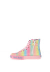 Lelli Kelly Myla Mid Hi Top Trainers, Pink Multi