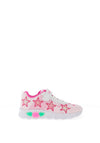 Lelli Kelly Denise Light Up Velcro Trainers, White Multi