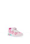 Lelli Kelly Denise Light Up Velcro Trainers, White Multi