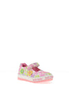 Lelli Kelly Girl Eloise Canvas Floral Shoe, White Multi