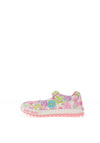 Lelli Kelly Girl Eloise Canvas Floral Shoe, White Multi