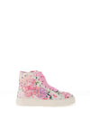 Lelli Kelly Girl Serena Floral Hi Top Trainer, White