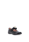 Lelli Kelly Sabrina Patent Heart Velcro Strap Shoes, Black