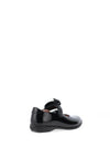 Lelli Kelly Sabrina Patent Heart Velcro Strap Shoes, Black