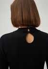 Leo & Ugo Embellished Bow Jumper, Black