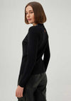 Leo & Ugo Embellished Bow Jumper, Black