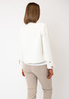 Leo & Ugo Sequin Detail Tweed Jacket, Off-White