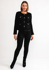 Leo and Ugo Button Up Jacket, Black