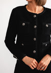 Leo and Ugo Button Up Jacket, Black
