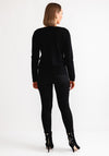 Leo and Ugo Embellished Skyscraper Jumper, Black