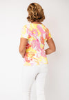 Leo & Ugo Knit Floral T-Shirt and Jacket Twinset, Multi Coloured