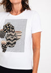 Leo & Ugo Aztec Print T-Shirt, White