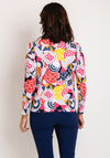Leo & Ugo Rhinestone Vibrant Print Cardigan, Multi