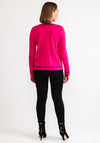 Leo and Ugo Polka Dot and Rose Twinset, Black and Pink