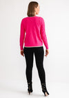Leo and Ugo Glitter Trim Twinset, Pink