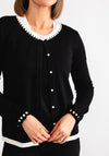 Leo and Ugo Monochrome Pearl Twinset, Black