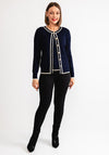 Leo and Ugo Glitter Trim Twinset, Navy