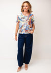 Leo & Ugo Street Print Top and Cardigan Co Ord, White