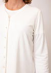 Leo & Ugo Pearl Embellished Top & Cardigan Twinset, Off White