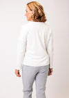 Leo & Ugo Pearl Embellished Top & Cardigan Twinset, Off White