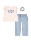 Levi’s Baby Girl 3 Piece Set, Pink