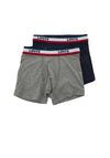 Levi’s Boys Logo Boxer 2 Pack, Grey