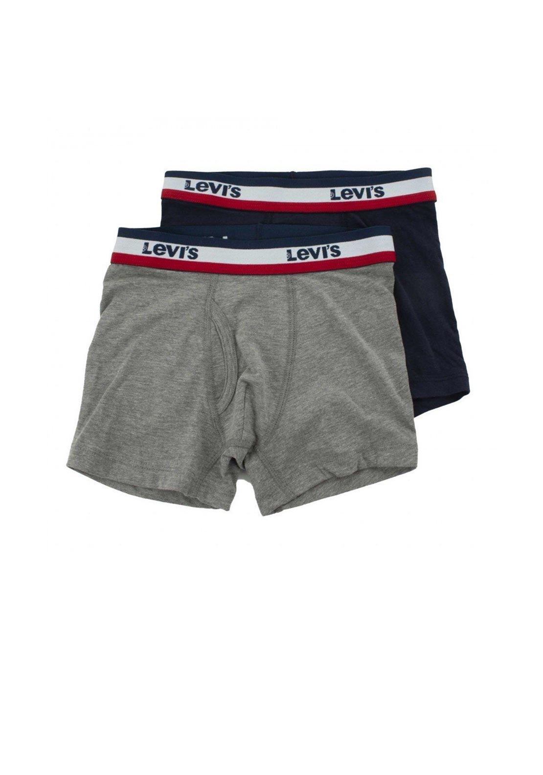 Levi’s Boys Logo Boxer 2 Pack, Grey - McElhinneys
